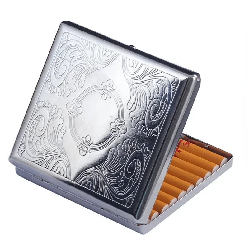 Metal Cigarette box stainless  - Smoking & Vaping Accessories 评论和价格