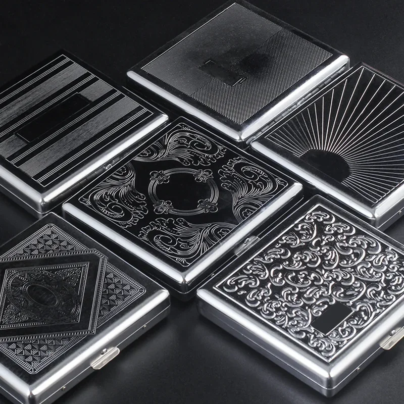 Metal Cigarette box stainless  - Smoking & Vaping Accessories 评论和价格
