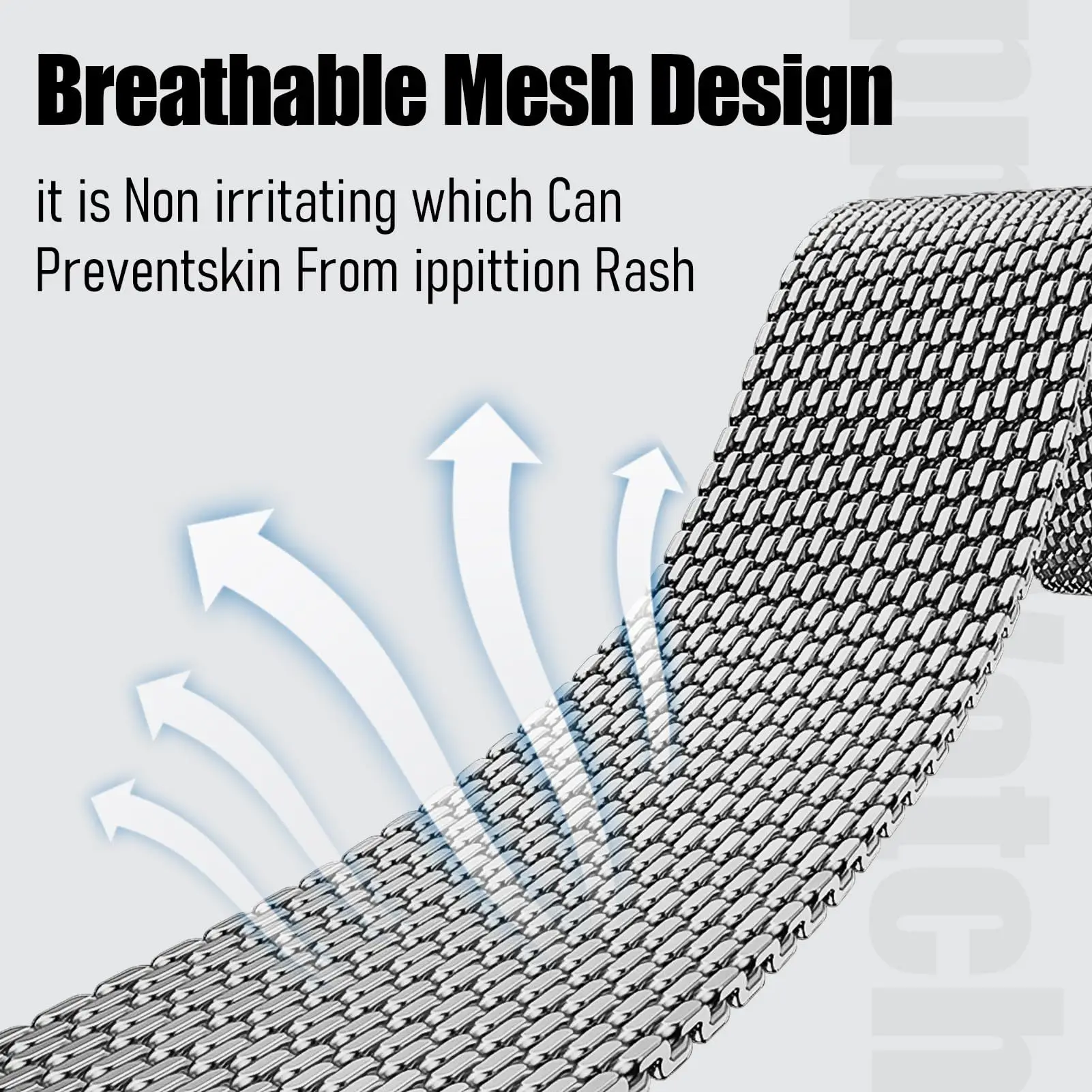 Steel Mesh Milanese Loop Strap - Mesh Coil Strip 评论和价格