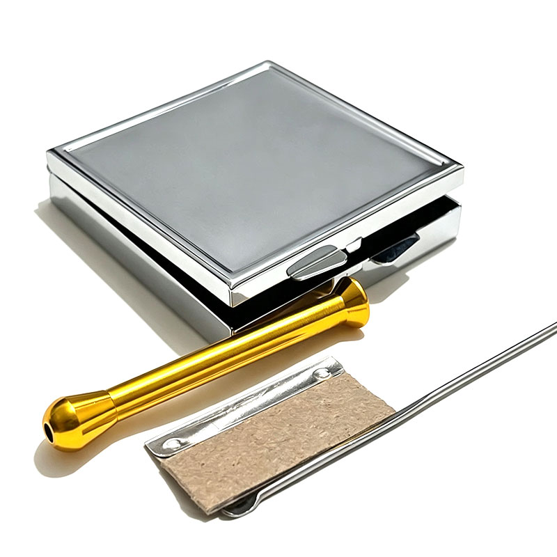 1 Set Portable Metal Cigarette - Smoking & Vaping Accessories 评论和价格